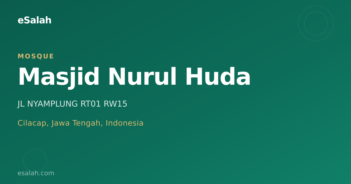 Mushola Nurul Huda: Jantung Kehidupan Religi Purwojati